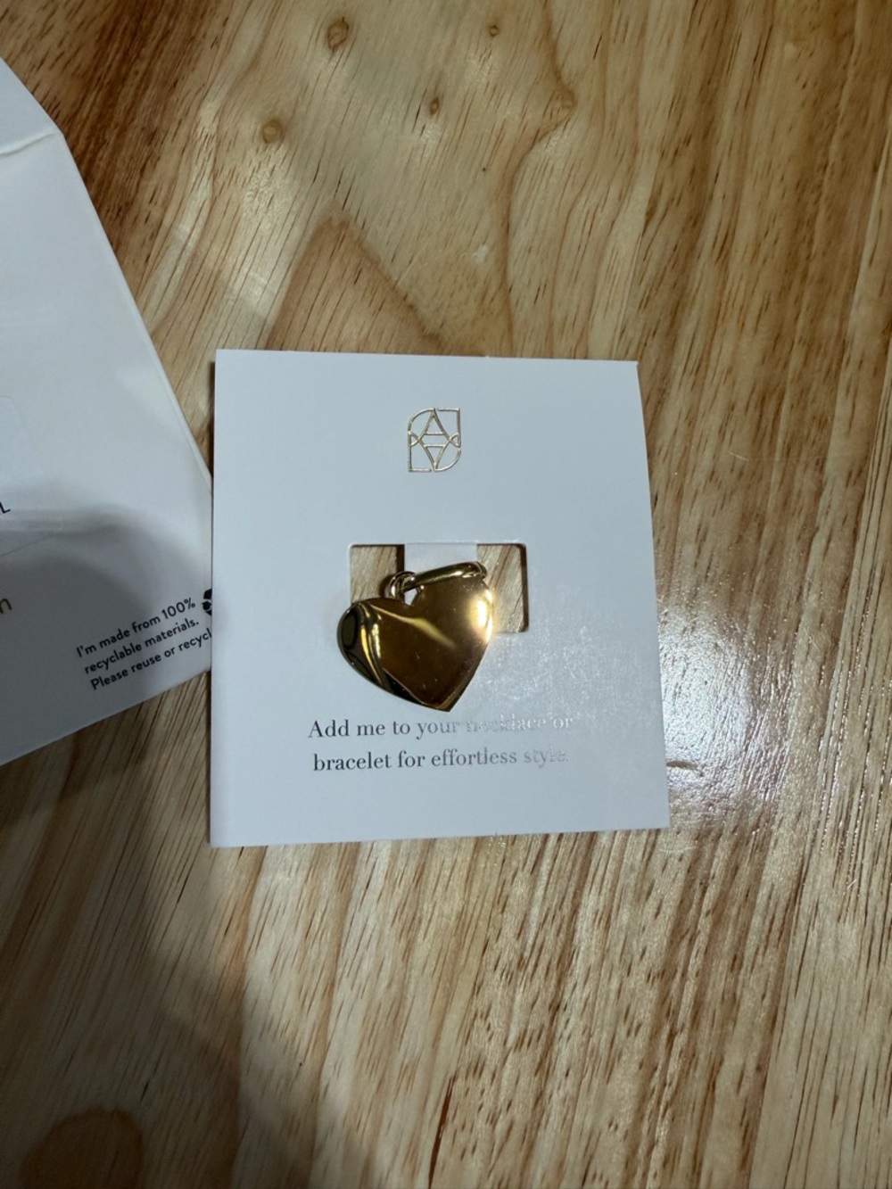 Abbott Lyon Gold Heart Pendant — image 3 of 3